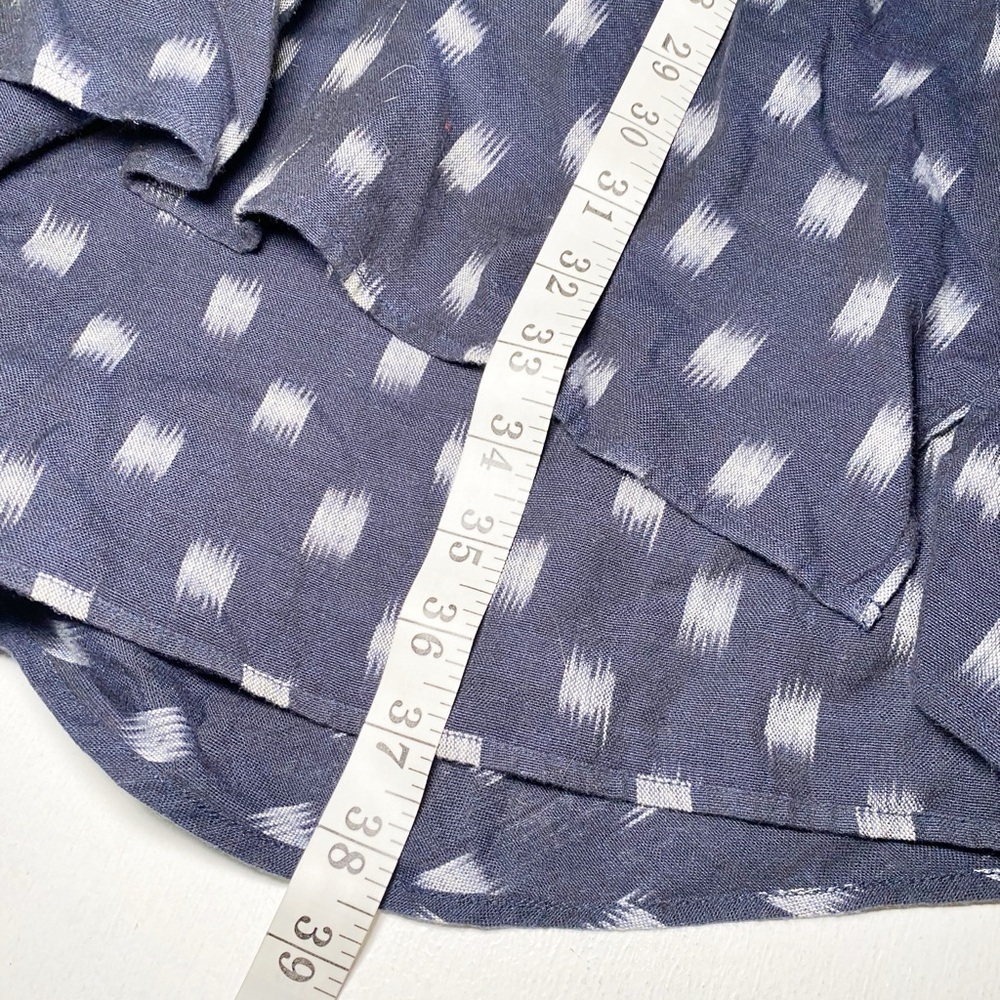 Ulla Johnson Blue White Indigo Ikat Print Corsica Dress - Picture 14 of 16